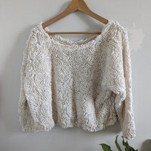 American Apparel 3D Rose sweater